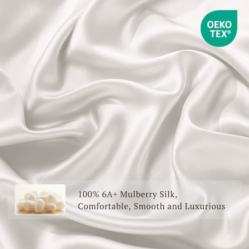THXSILK 19 Momme Mulberry Silk Pillowcase Queen