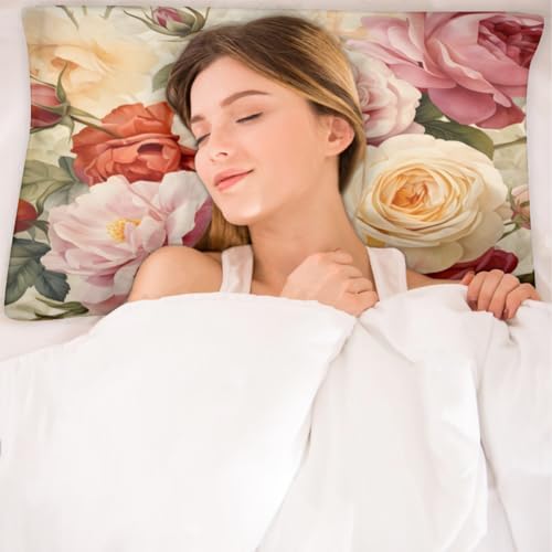 GzLeyigou Satin Pillowcase with Zipper 20x26in