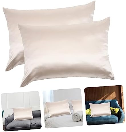 Levemolo 2pcs Zippered Polyester Pillowcases 1