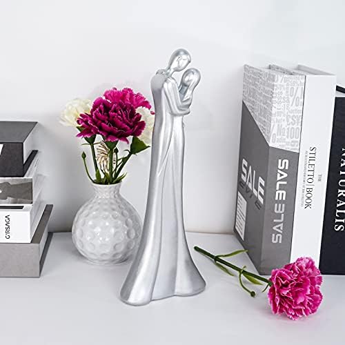 DreamsEden Modern Couple Sculpture - Silver