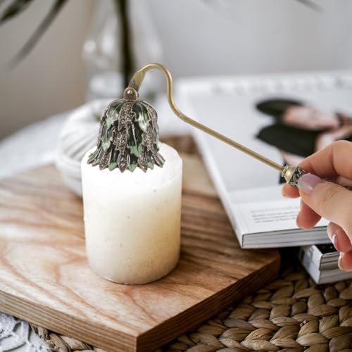 Candle Snuffer Extinguisher with Handle for Safe Flame Extinguishing