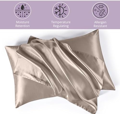 Mulberry Park 100 Silk Pillowcase - 22 Momme Grade 6A 1