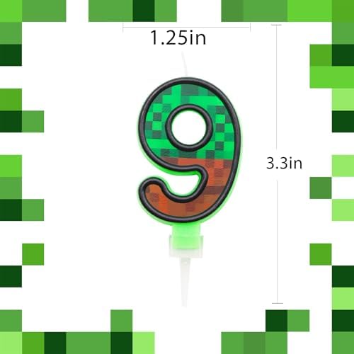 OGnomiFX TNT Birthday Candles Number 9