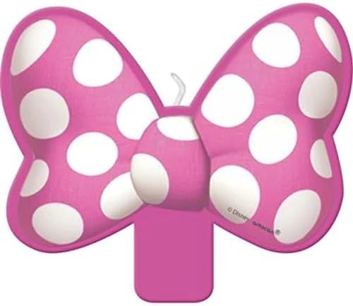 Minnie Mouse Forever Pink Birthday Candle - 4 x 337 1 Piece
