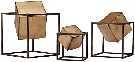 Madison Park Quad Cube Home Decor 3 Piece Set