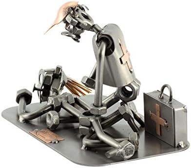 Paramedic Sculpture Nuts and Bolts Metal Ornament