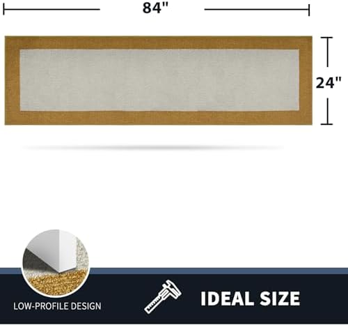 PURRUGS Dirt Trapper Door Mat 24x84 Non-Slip Washable