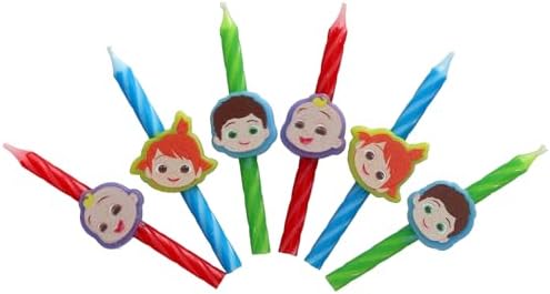 CoComelon Birthday Candles 6 Candles with Characters
