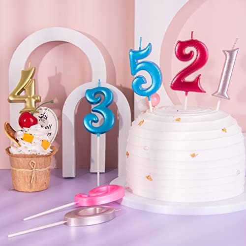 PHD CAKE 276 Inch Black 3 Number Birthday Candles 1
