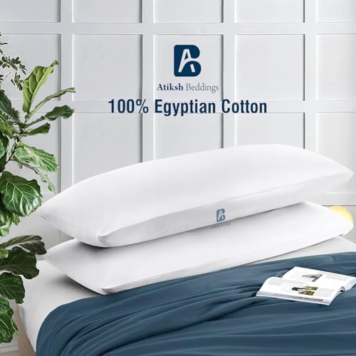 Luxurious Body Pillow Cover 100 Egyptian Cotton 500 Thread Count