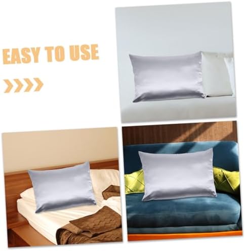 Cabilock Cooling Polyester Pillow Covers Deep Grey Zippered Minimalist