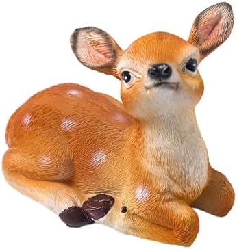 Artpaul Sika Deer Resin Statue Home Decor Accent 1