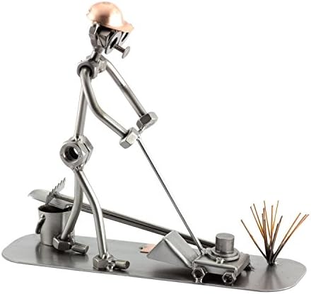 German Made Gardener Sculpture with Nuts and Bolts