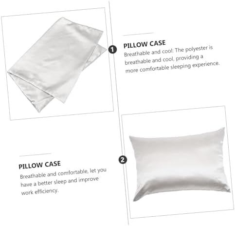 Zerodeko 2PCS Cool Breathable Pillowcases with Zipper