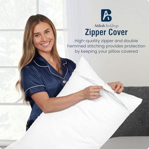 Luxurious Body Pillow Cover 100 Egyptian Cotton 500 Thread Count