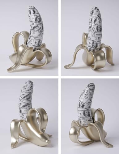 NENBOLEC Abstract Banana Sculpture Decor Statue