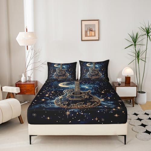 Manfei Starry Galaxy Microfiber Sheet Set Queen Size
