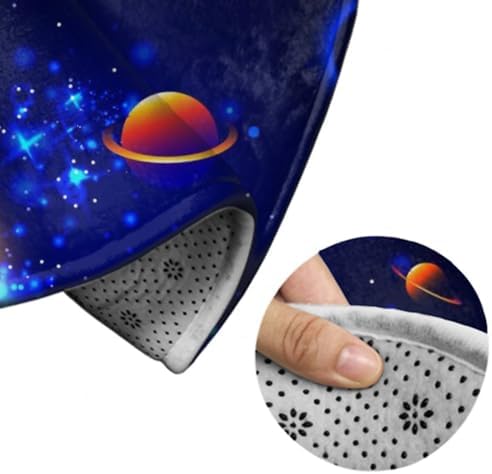 Cosmic Universe Round Area Rug 60inch Non-Slip Floor Mat