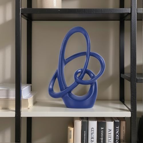 XIYOUQI Blue Abstract Resin Sculpture 11 Modern Home Decor
