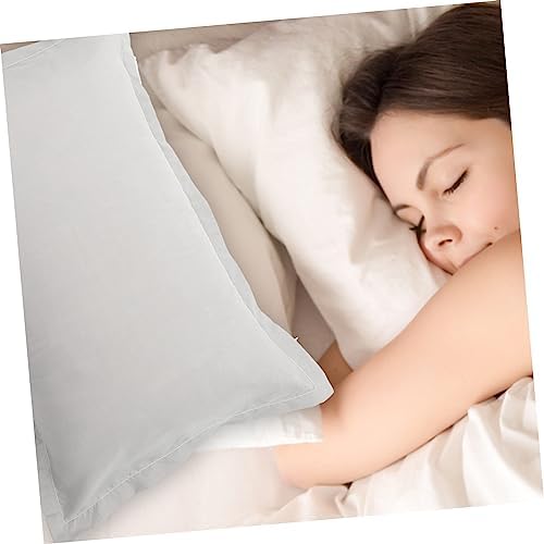 Cabilock 2Pcs Grey Pillowcases Soft Washable Bedroom Decor Covers