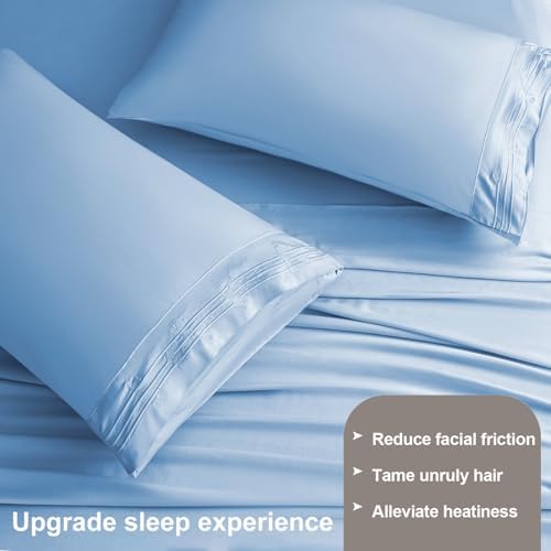 HCORA Bamboo Viscose Pillowcases Set of 2 - 600 Thread Count Cooling