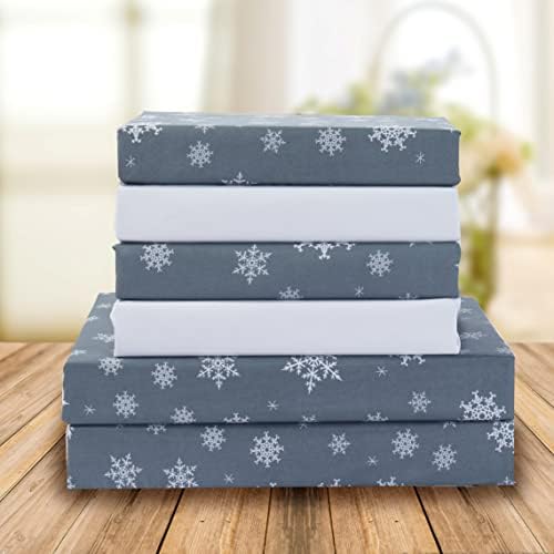Elegant Comfort Luxury Soft Bed Sheets Holiday Pattern 4-Piece Set