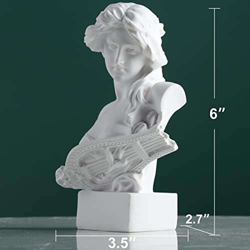 XMGZQ Mini Aphrodite Statue White Greek Goddess Decor