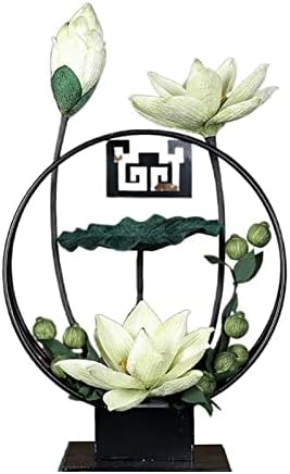 GaRcan Artificial Lotus Flowers with Pots Set