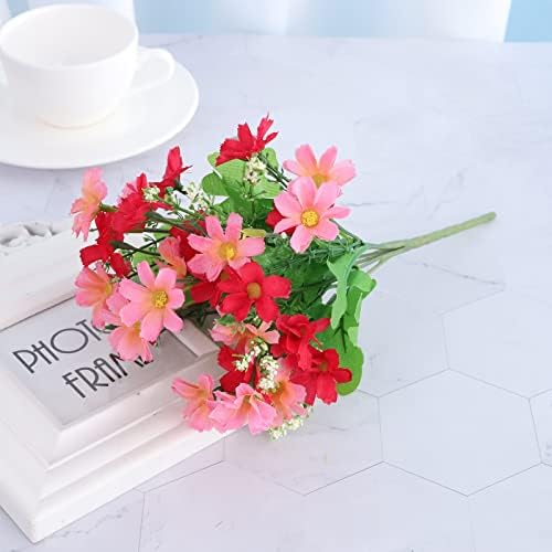 Weazifeur Artificial Daisy Flowers Multicolor UV Resistant