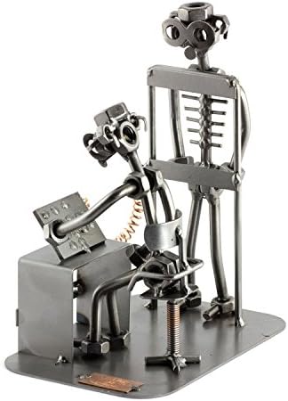 Handmade Radiologist Sculpture Nuts and Bolts