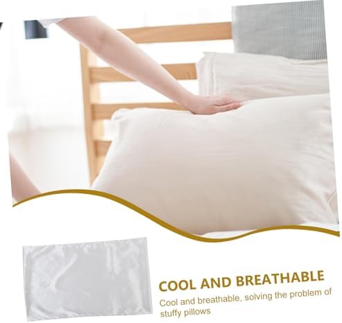 GLEAVI Cooling Imitation Silk Pillowcase with Soft Envelope Closure