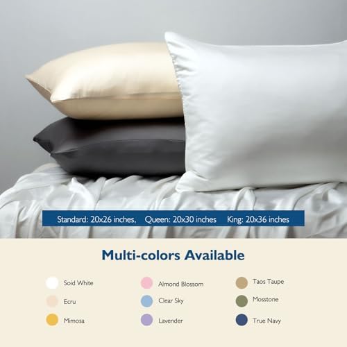 Ltinhome Pure Mulberry Silk Pillowcases Set of 2 1