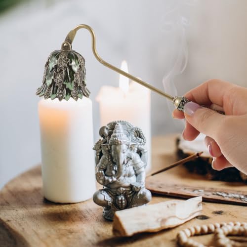 Candle Snuffer Extinguisher with Handle for Safe Flame Extinguishing