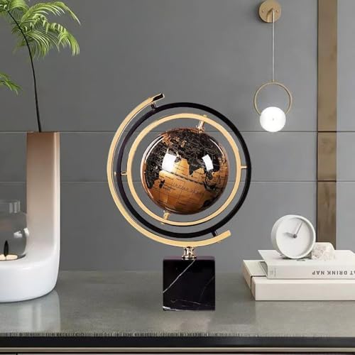 Modern Marble and Metal Sculpture Decor