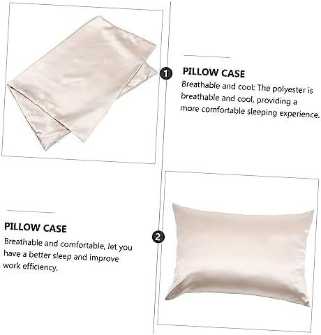 STOBAZA 2pcs Zipper Pillow Cases Breathable and Cool