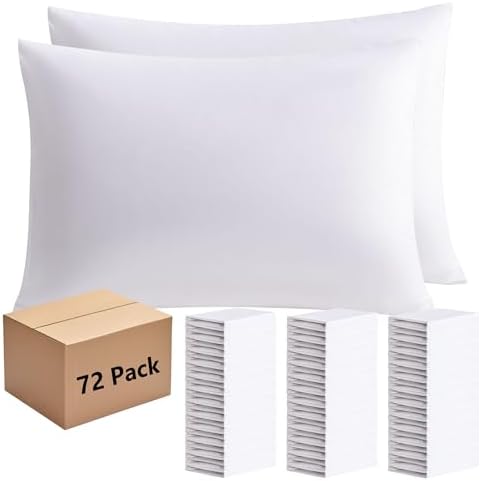 CULVE White Pillowcases 20x26 Standard 72-Pack