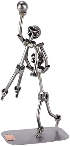 Steelman24 Football Receiver Sculpture Nuts and Bolts Ornament