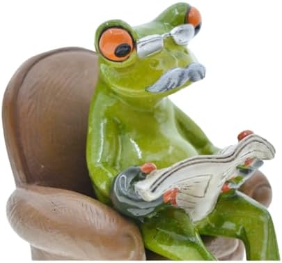 Queemie Creative Retired Frog Couple Resin Statues