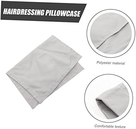 PRETYZOOM 2Pcs Solid Color Pillow Cases Grey
