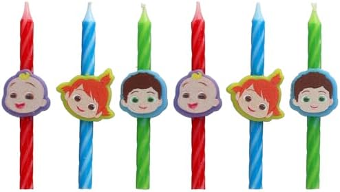 CoComelon Birthday Candles 6 Candles with Characters