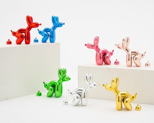 Artconal Balloon Dog Statue - Shiny Red Humorous Decor