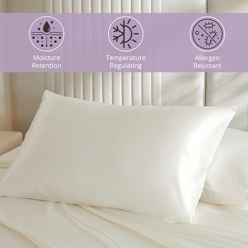 Mulberry Park 100 Silk Pillowcase - 19 Momme Grade 6A Mulberry Silk
