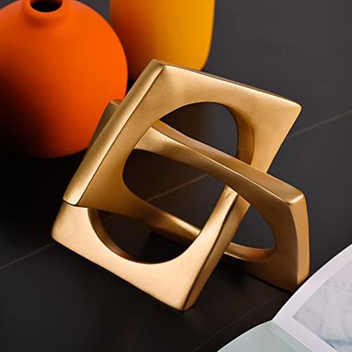 Gold Knot Statue for Coffee Table Centerpiece Decor