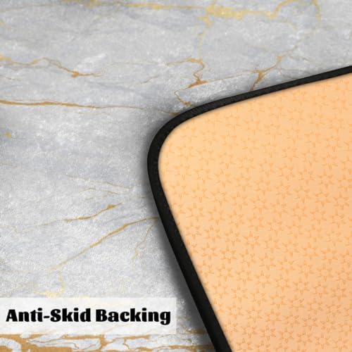 Marble Pattern Anti Fatigue Kitchen Rug Mat 39x20in
