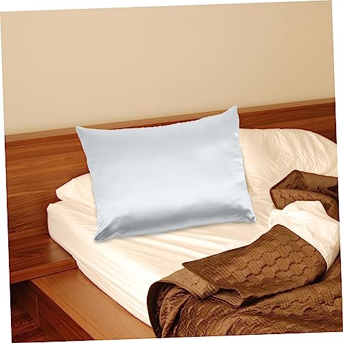 Cabilock 2pcs Ice Silk Pillowcase Zipper Soft and Breathable