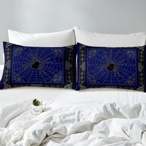 Manfei Spider Fitted Sheet Set Queen Size