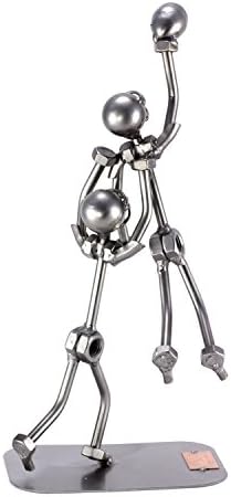 Steelman24 Football Receiver Sculpture Nuts and Bolts Ornament