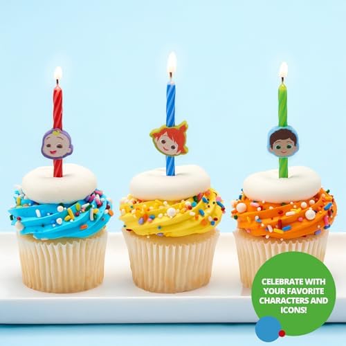 CoComelon Birthday Candles 6 Candles with Characters