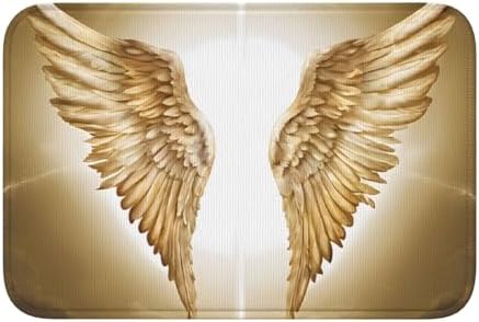 ESASAM Angel Wing Crystal Velvet Floor Mat 40x60 Non Slip