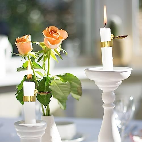 10 PCS Gold Plated Metal Candle Snuffer Extinguisher Set